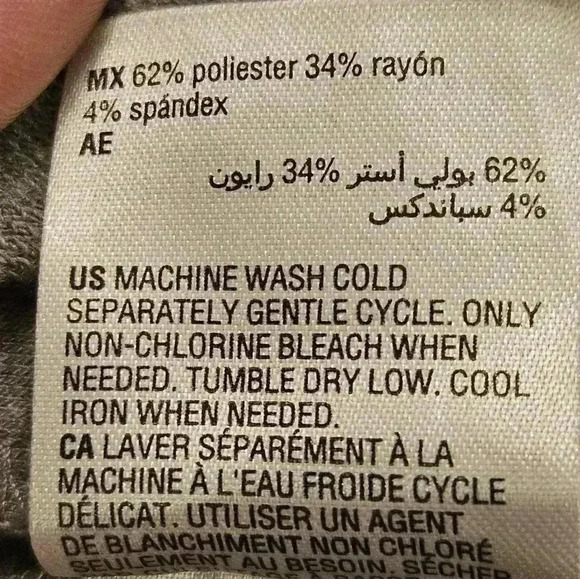 Ideology Gray Long Sleeve Round Neck Side Snap Long Tunic Plus 1X EUC - Picture 14 of 14